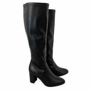 Michael by Michael Shannon Black Knee High Boots Women’s Size 6 Block Heel